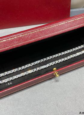 方糖八角钻超闪高碳钻石手链