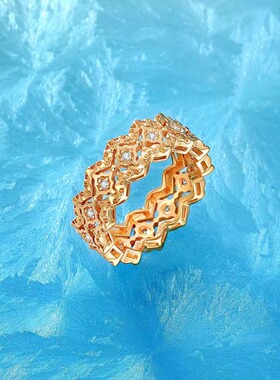 高级男女同款戒指925纯银冷淡风