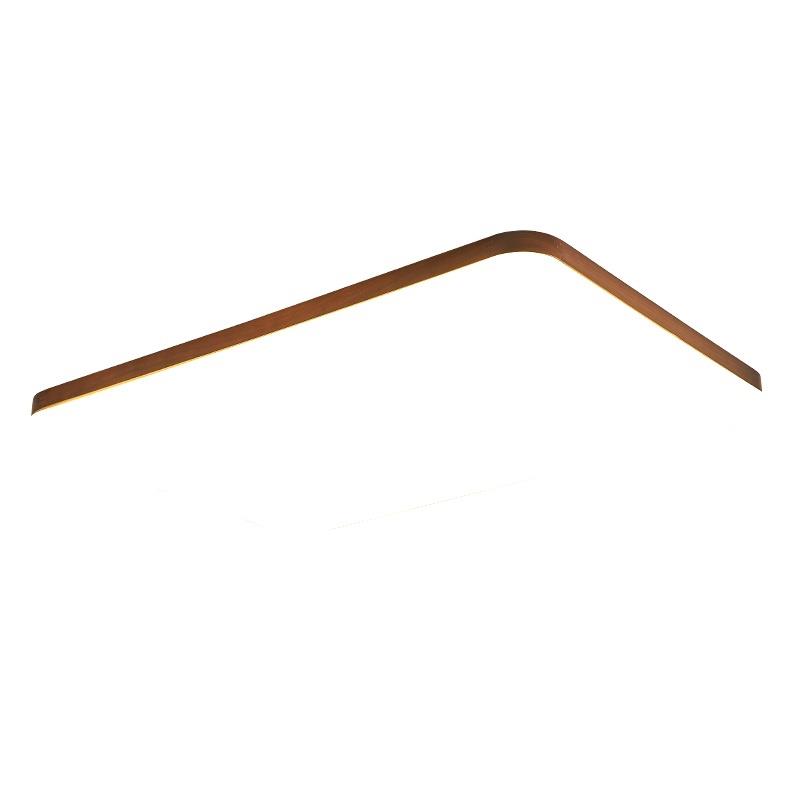 新中式吸顶灯客厅灯主灯超薄极简黑胡桃实木主卧室灯中山灯具套餐 - 图3