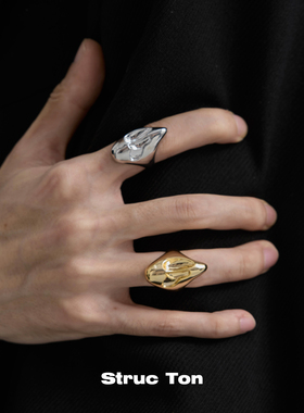 StrucTon复古图徽设计先锋戒指