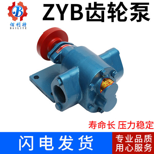 高温齿轮油泵头ZYB-小型机油齿轮泵头自吸式高压齿轮油泵豆渣油泵 - 图0