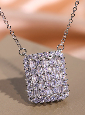 Best-selling Full Diamond Inlaid Women's Necklace High-end
