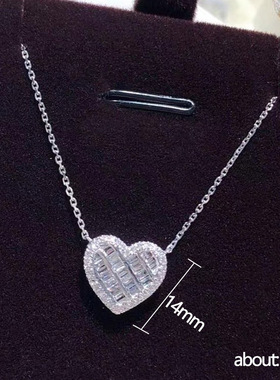 High-grade Love Diamond Necklace Women's Light Luxury Niche