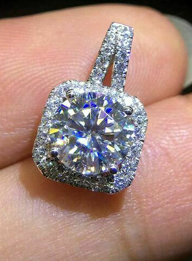 Necklace Korean Style Simple Short Clavicle Chain Square
