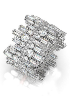 New Irregular Full Ring Luxury Women's Jewelry Ring