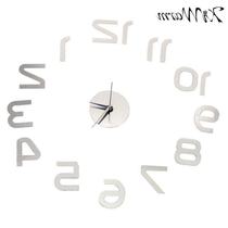 One Set Modern Art Silver Rover Large Number Wall 3D Mir