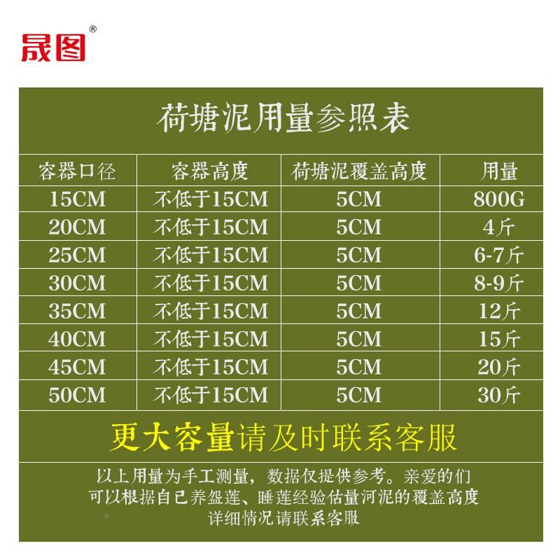 塘泥VBF碗莲用土睡莲河泥养鱼莲花水养泥斤块30淤泥土专荷花专用 - 图0