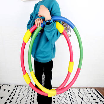 Good Luck Whale Hula Hoop Children's Sponge Trumpet Hoop 3-5-8-10 Years Old Turning Circle Kindergarten Primary School ເກມອອກກຳລັງກາຍຕອນເຊົ້າ