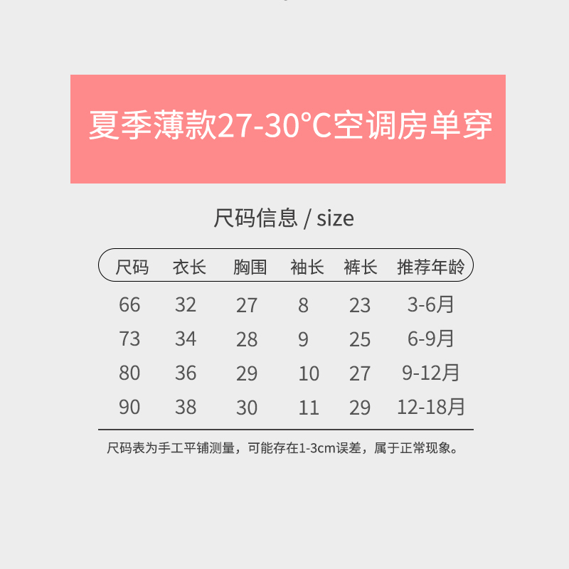 婴儿短袖套装夏季薄款纯棉6一12月宝宝分体衣服两件套夏装新款a类 - 图3