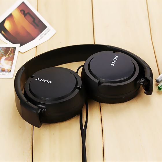 Sony/索尼 MDR-ZX110AP 头戴式耳机有线带麦克电脑立体声舒适佩戴