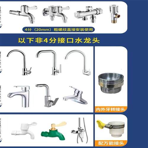 万向水龙头延长管水管接延伸器定型延伸管防溅连接拖把池软管神器 - 图2