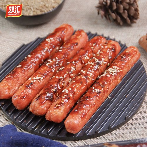 双汇火腿肠双汇福70g整箱大根蒸煮淀粉肉肠烧烤休闲即食火腿香肠 - 图0
