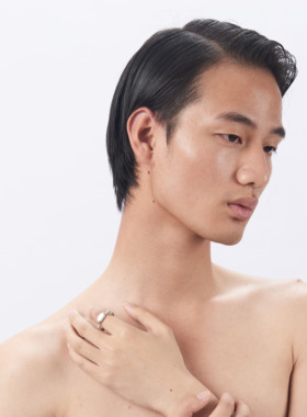 HUMIDCAVE中性双色多戒面小众