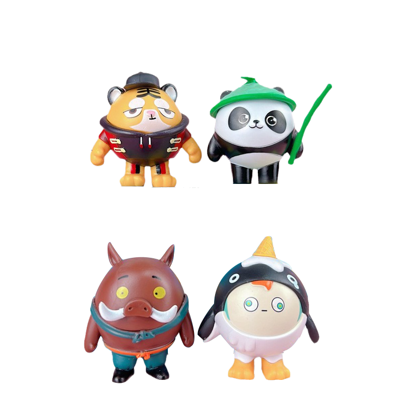 蛋仔派对盲盒蛋仔派对盲盒儿童玩具生日节日礼物蛋糕摆件喜羊羊与灰太狼手办