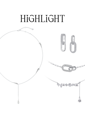 HLM高光时刻水滴毛衣链