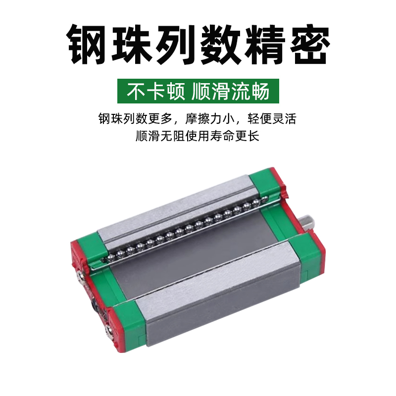 HIWIN台湾上银微型直线滑轨滑块MGW MGN7C 9C 12C 15CHGH EGH - 图1
