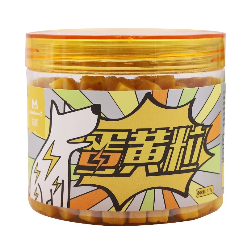柒仔宠物 益和狗狗零食能量蛋黄牛肉粒170g蔓越莓牛泰迪训练奖励