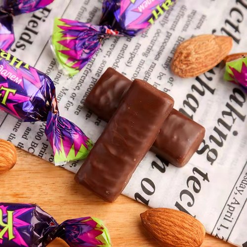 俄罗斯紫皮糖KDV巧克力进口夹心糖果混合装结婚喜糖年货休闲零食-图2