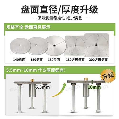 强制对中盘全站仪304不锈钢测量工具归心盘控制点标志沉降监测点 - 图0