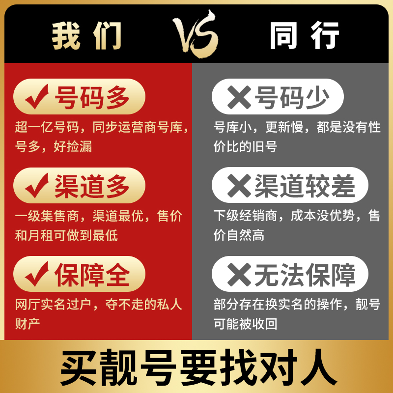 手机好号靓号中国移动吉祥号码自选全国通用移动手机号靓号手机卡 - 图1