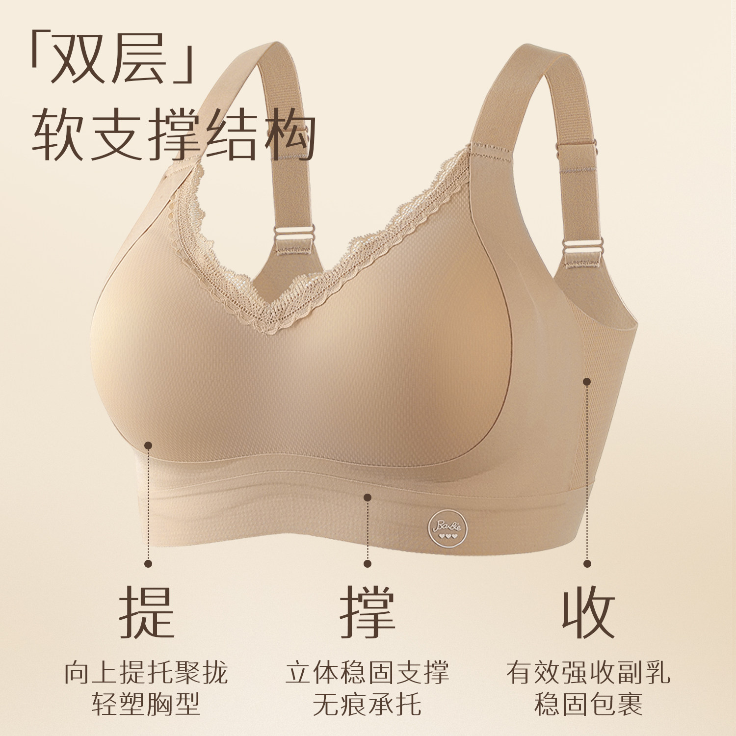 中老年妈妈内衣文胸中年妇女无钢圈聚拢胸罩无痕舒适固定杯收副乳,淘宝优惠券,粉丝福利购,淘宝优惠卷