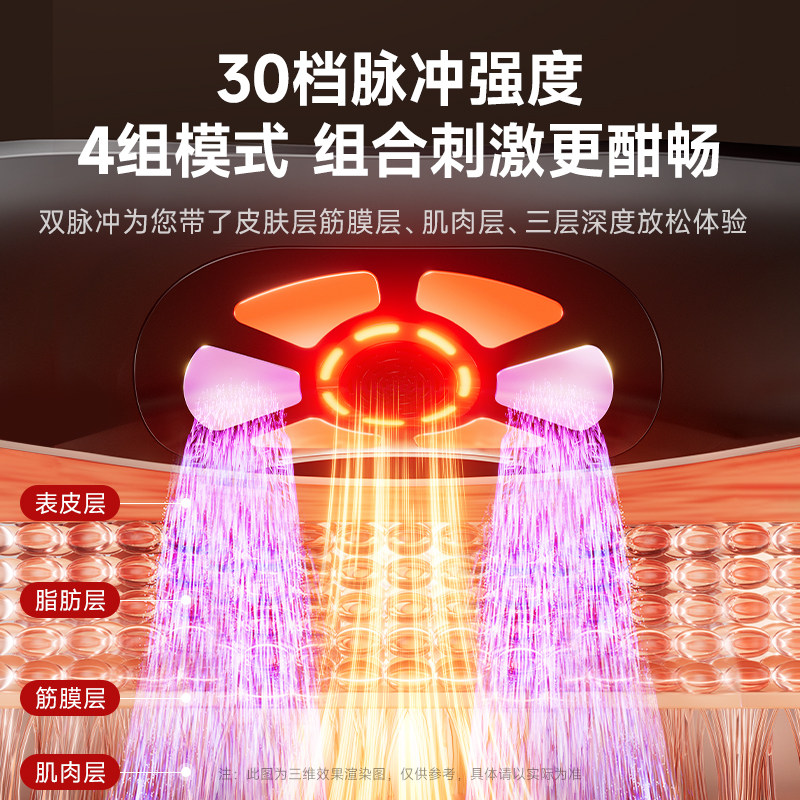 VTT腰部按摩器缓解腰疼痛全自动揉捏热敷腰肌腰椎脉冲仪护腰神器,淘宝优惠券,粉丝福利购,淘宝优惠卷