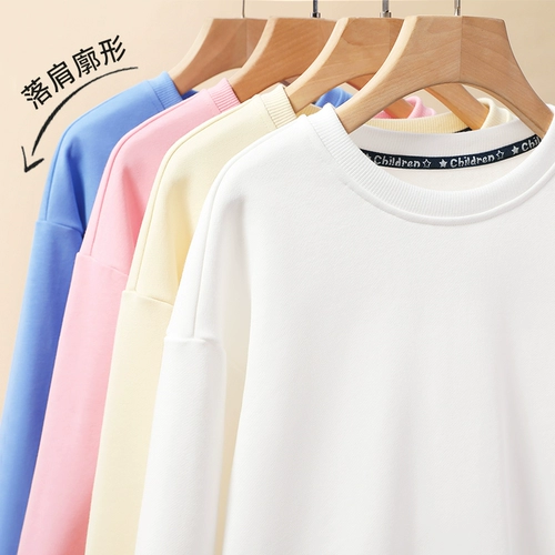 Утепленная толстовка, детский лонгслив, осенняя, подходит для подростков