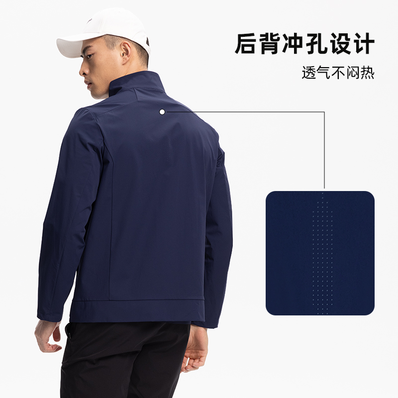 Joma25年新梭织外套男防泼水弹力科技商务极简高尔夫菁英时代系列