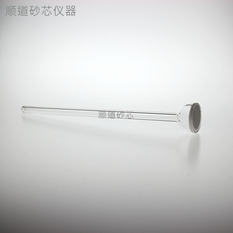 气体洗涤器直形弯形气体分散器砂芯洗涤器G2砂芯曝气棒玻璃导气管-图3