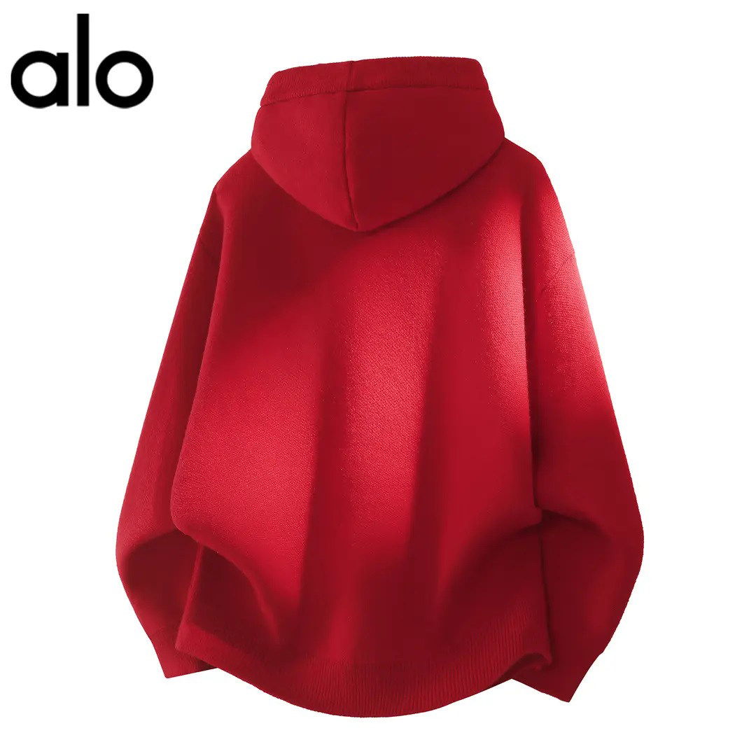 官方奥特莱斯】alo潮牌 美式连帽保暖百搭男女休闲针织衫毛衣外套,淘宝优惠券,粉丝福利购,淘宝优惠卷