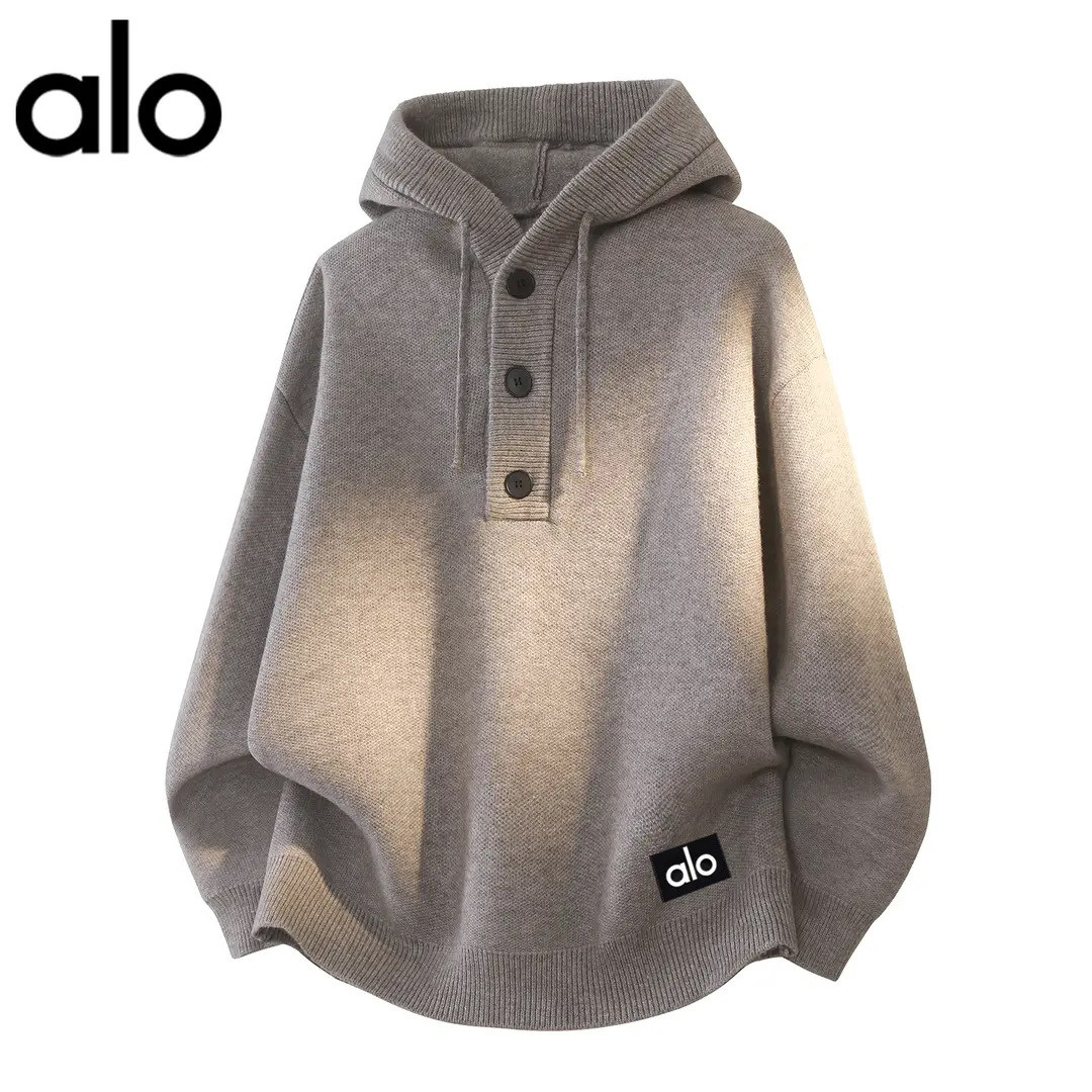 官方奥特莱斯】alo潮牌 美式连帽保暖百搭男女休闲针织衫毛衣外套,淘宝优惠券,粉丝福利购,淘宝优惠卷