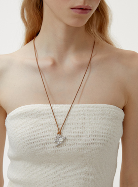 Sweet Wine 飞鸟吊坠皮绳抽拉项链高级感气质轻奢锁骨链小众饰品