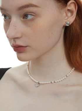 SweetWine碎片吊坠珍珠项链