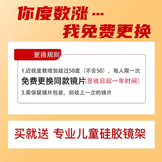 青少年近视多点离焦防控近视眼镜片减缓度数加深星趣控小乐园同款