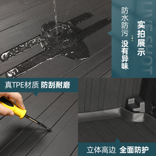 适用于23款梅赛德斯奔驰EQS专用后备箱垫TPE尾箱垫子汽车用品改装 - 图1