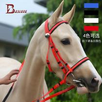 Equestrian Riding Water Le reins Rope Nose Maroon Dragon Head PVC Saddle for molten iron Supplies Ma equipped with eight sizes of dragon