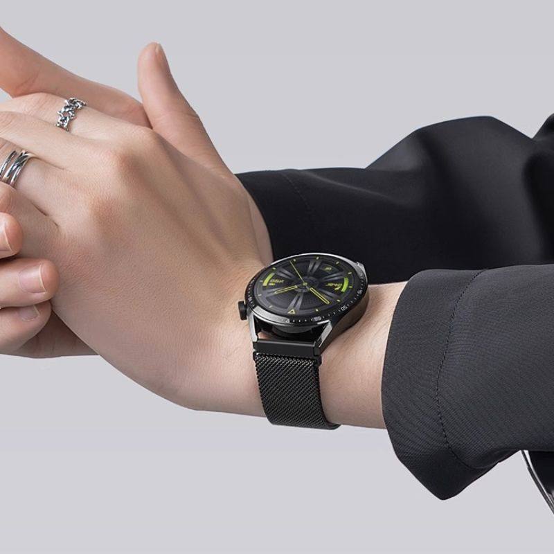 适用华为手表gt6/gt3表带米兰尼斯gt5Pro保时捷watch5/4pro磁吸荣耀智能运动新男女款金属手表带非原装46mm,淘宝优惠券,粉丝福利购,淘宝优惠卷