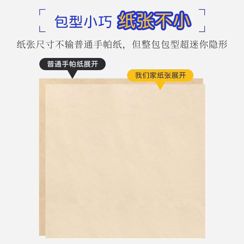 手帕纸小包纸巾随身装便携式纸巾卫生纸小包餐巾纸实惠50包餐巾纸