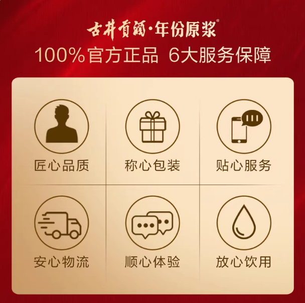 古井贡酒年份原浆古5礼盒50度500mL*2瓶浓香型纯粮食酒送礼白酒,淘宝优惠券,粉丝福利购,淘宝优惠卷
