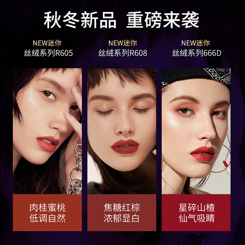 colorkey珂拉琪唇釉品牌女紫色套盒 品秀化妆品唇彩/唇蜜/唇釉