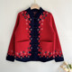 Guo Guiren's fashionable old lady's wool coat