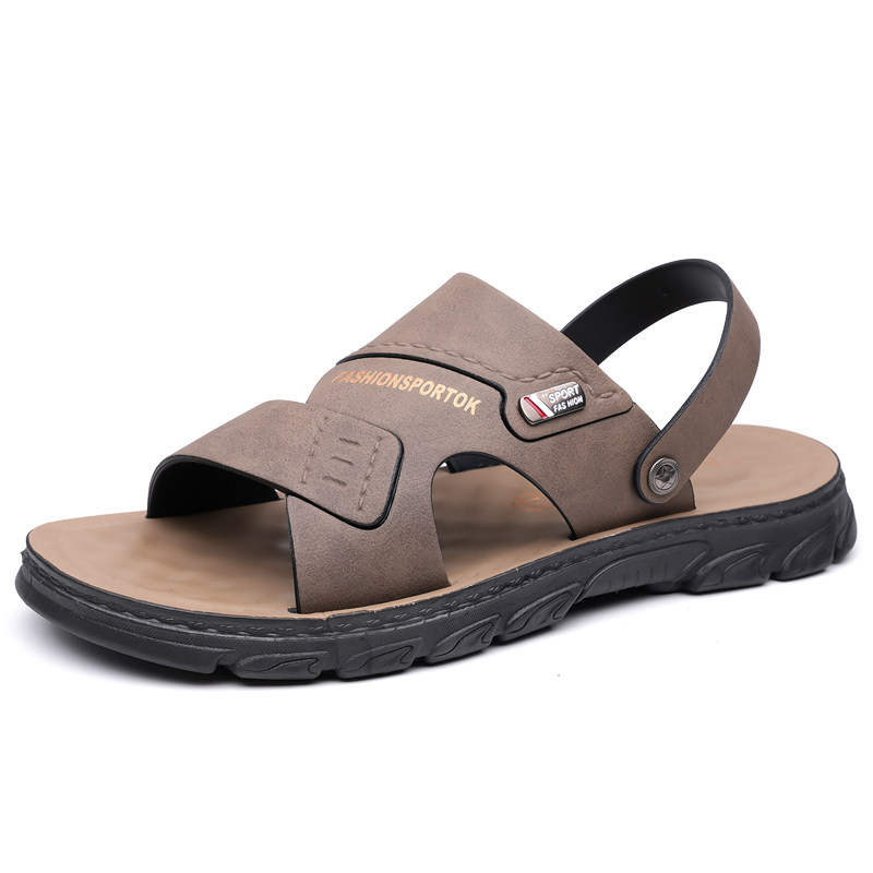 透气凉鞋男夏季2025新款外穿软底防滑开车凉拖鞋男士踩屎感沙滩鞋,淘宝优惠券,粉丝福利购,淘宝优惠卷