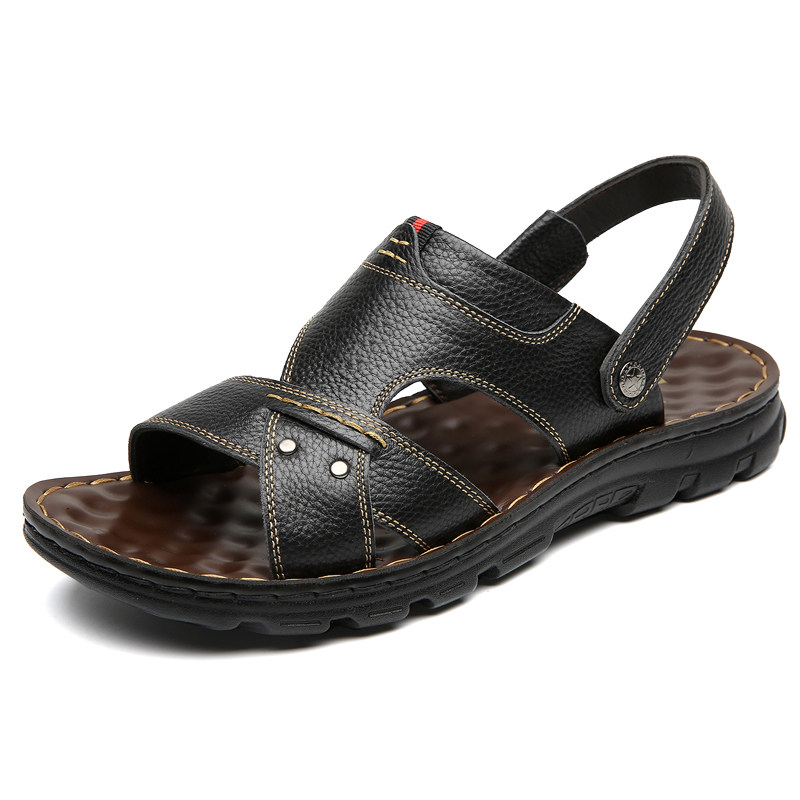 透气凉鞋男夏季2025新款耐磨透气防滑防水沙滩鞋外穿两用凉拖鞋男,淘宝优惠券,粉丝福利购,淘宝优惠卷