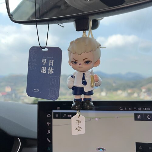 Rayan车挂二代年少时光哥哥车载挂件后视镜装饰创意礼物表白饰品 - 图3