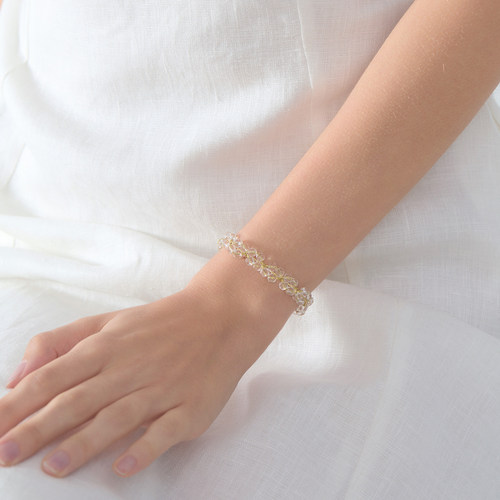 aiden candice天然水晶编织手串葡萄紫水晶好运手链戴简约高级 - 图1