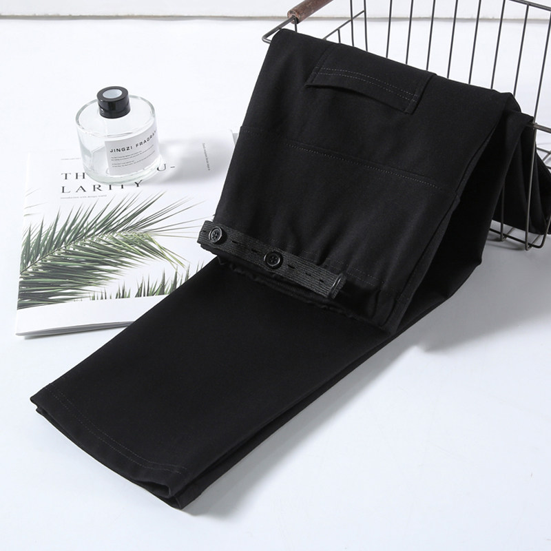 孕妇西装裤春秋外穿职业黑色西裤 婷朵娜孕妇打底裤