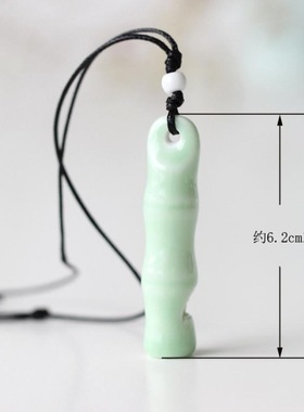 小清新饰品简约成人男女中国风颈链古风骨笛仿竹子女挂饰文艺口哨