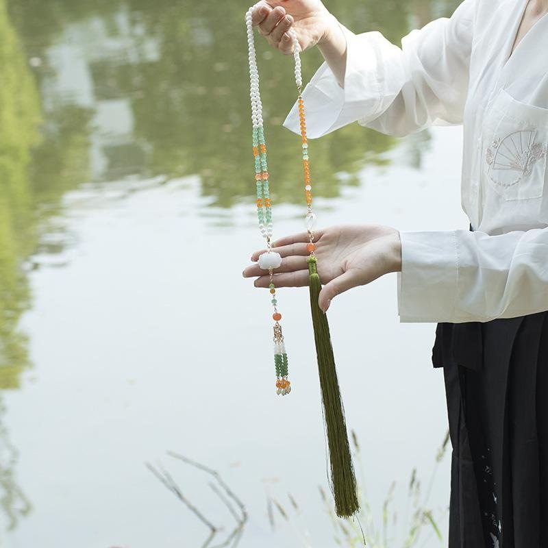 流苏链吊坠吊坠2025新款襟古装汉服步国风腰坠配饰唐装女士,淘宝优惠券,粉丝福利购,淘宝优惠卷