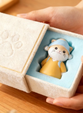 手工钩织小猫挂件材料包