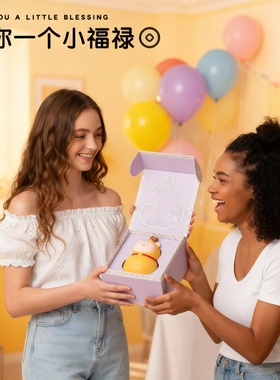 甜美少女卡通家居摆件礼盒装
